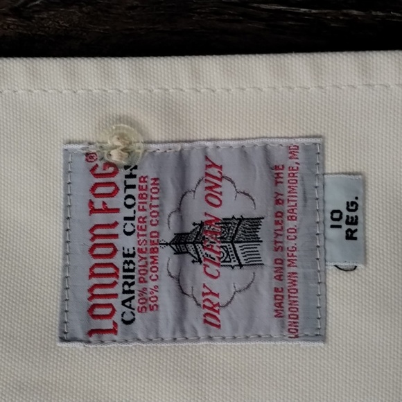 Vintage London Fog Maincoats Caribe Cloth Raincoat Excellent Condition Size 10 - Picture 7 of 16